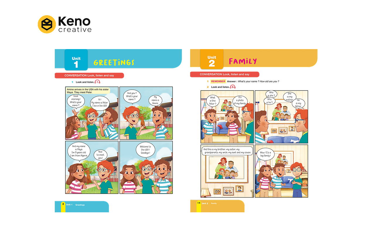 Educational Comic Panels